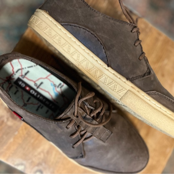 Oliberte’ Men’s Leather Oxford Lace Shoe Sneaker, EUC, Casual EU SIZE 40, US 7 - Picture 7 of 9